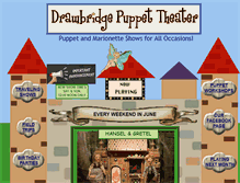 Tablet Screenshot of drawbridgepuppets.com